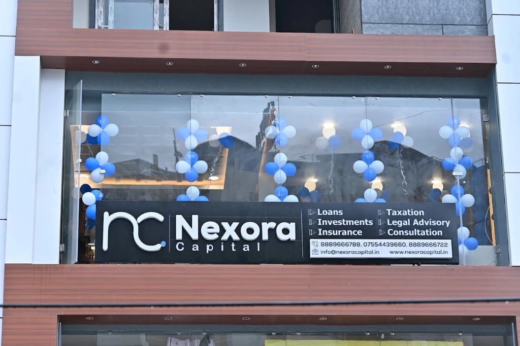Nexora Capital office storefront in Bhopal